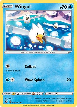Wingull - 041/192  SWSH02 Rebel Clash - Common