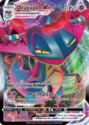 Dragapult VMAX - 093/192  - Holofoil SWSH02 Rebel Clash - Ultra Rare