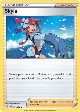 Skyla - 166/192  SWSH02 Rebel Clash - Uncommon