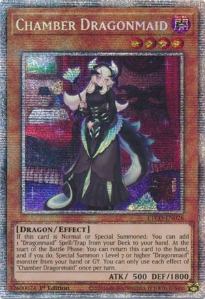 Chamber Dragonmaid (Starlight Rare) (ETCO-EN026) - Eternity Code 1st Edition