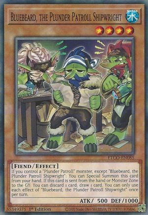 Bluebeard, the Plunder Patroll Shipwright (ETCO-EN085) - Eternity Code 1st Edition