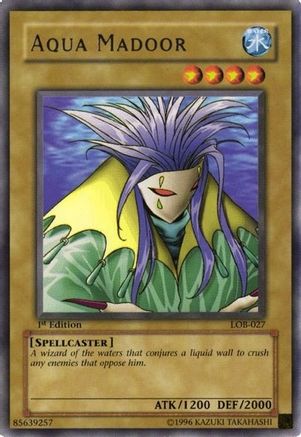Aqua Madoor (LOB-027) - The Legend of Blue Eyes White Dragon Unlimited