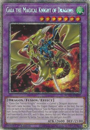Gaia the Magical Knight of Dragons (Starlight Rare) (ROTD-EN037) - Rise of the Duelist 1st Edition