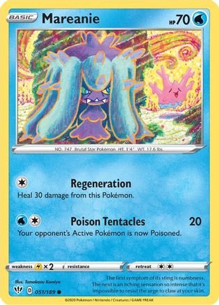 Mareanie - 051/189  SWSH03 Darkness Ablaze - Common