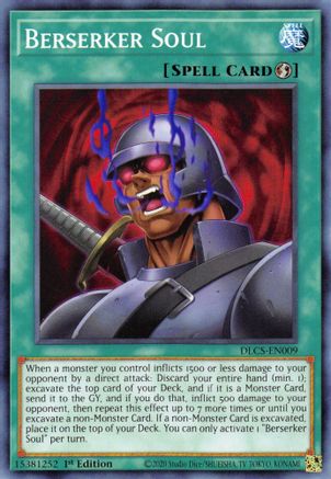 Berserker Soul (DLCS-EN009) - Dragons of Legend: The Complete Series 1st Edition