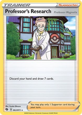 Professor's Research [Professor Magnolia] - 062/73  - Holofoil Champions Path - Holo Rare