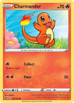 Charmander - 023/185  SWSH04 Vivid Voltage - Common