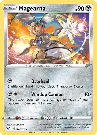 Magearna - 128/185  - Reverse Holofoil SWSH04 Vivid Voltage - Holo Rare