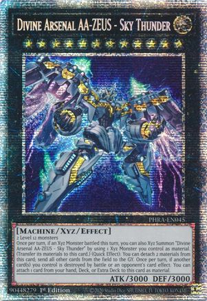 Divine Arsenal AA-ZEUS - Sky Thunder (Starlight Rare) (PHRA-EN045) - Phantom Rage 1st Edition