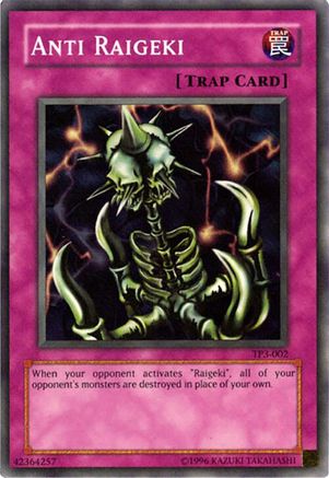 Anti Raigeki (TP3-002) - Tournament Pack 3 Unlimited
