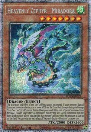 Heavenly Zephyr - Miradora (Starlight Rare) (BLVO-EN029) - Blazing Vortex 1st Edition