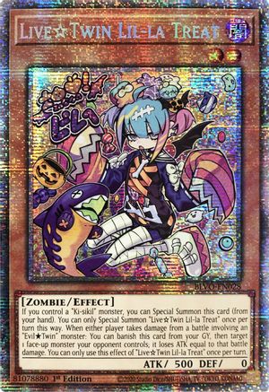 Live Twin Lil-la Treat (Starlight Rare) (BLVO-EN028) - Blazing Vortex 1st Edition