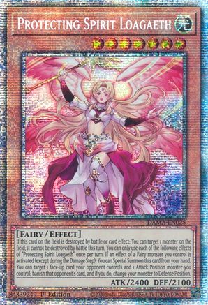 Protecting Spirit Loagaeth (Starlight Rare) (DAMA-EN025) - Dawn of Majesty 1st Edition