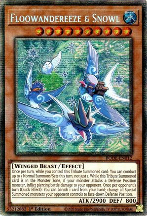 Floowandereeze & Snowl (Starlight Rare) (BODE-EN012) - Burst of Destiny 1st Edition