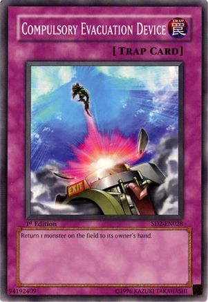 Compulsory Evacuation Device (SD2-EN028) - Structure Deck: Zombie Madness 1st Edition