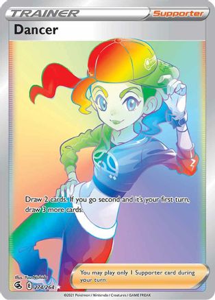 Dancer (Secret) - 274/264  - Holofoil SWSH08 Fusion Strike - Secret Rare