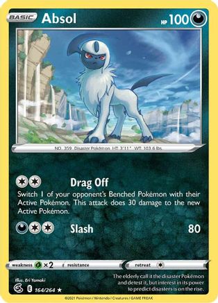 Absol - 164/264  SWSH08 Fusion Strike - Rare