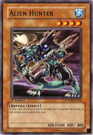 Alien Hunter (POTD-EN026) - Power of the Duelist Unlimited