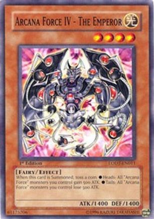 Arcana Force IV - The Emperor (LODT-EN011) - Light of Destruction Unlimited