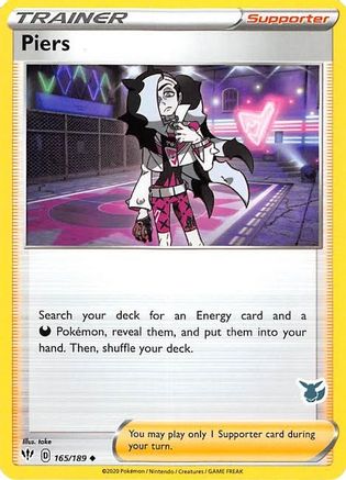 Piers (Eevee Stamped)/189  Battle Academy 2022 - Promo