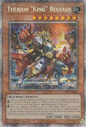 Therion "King" Regulus (Starlight Rare) (DIFO-EN007) - Dimension Force 1st Edition