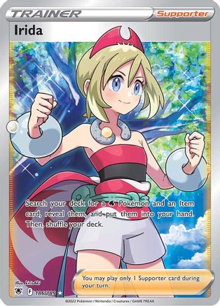 Irida (Full Art) - 186/189  - Holofoil SWSH10 Astral Radiance - Ultra Rare