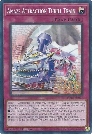 Amaze Attraction Thrill Train (POTE-EN077) - Power of the Elements 1st Edition