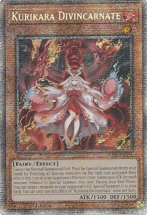 Kurikara Divincarnate (Starlight Rare) (POTE-EN031) - Power of the Elements 1st Edition