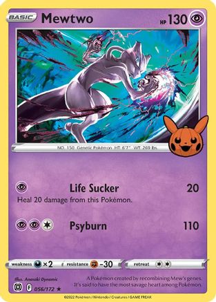 Mewtwo - 056/172  - Holofoil Trick or Trade BOOster Bundle - Promo
