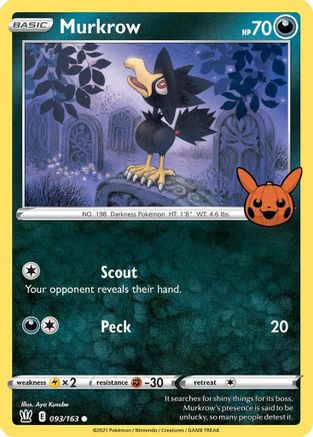 Murkrow - 093/163  Trick or Trade BOOster Bundle - Promo