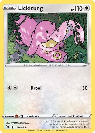 Lickitung - 138/196  SWSH11 Lost Origin - Common