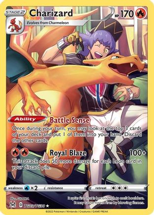 Charizard - TG03/TG30  - Holofoil SWSH11 Lost Origin Trainer Gallery - Ultra Rare