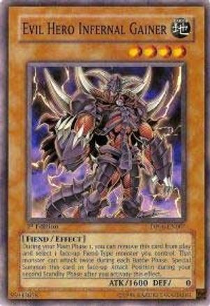 Evil Hero Infernal Gainer (DP06-EN007) - Duelist Pack 6: Jaden Yuki 3 Unlimited