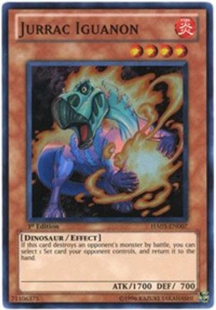 Jurrac Iguanon (HA03-EN007) - Hidden Arsenal 3 1st Edition