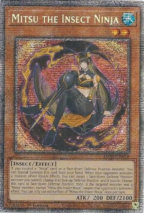 Mitsu the Insect Ninja (Starlight Rare) (DABL-EN016) - Darkwing Blast 1st Edition