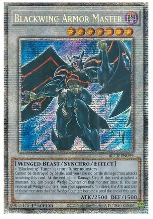 Blackwing Armor Master (Starlight Rare) (BLCR-EN099) - Battles of Legend: Crystal Revenge 1st Edition