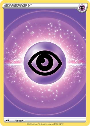 Psychic Energy (Texture Full Art) - 156/159  - Holofoil SWSH Crown Zenith - Ultra Rare