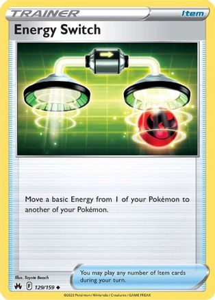 Energy Switch - 129/159  SWSH Crown Zenith - Uncommon