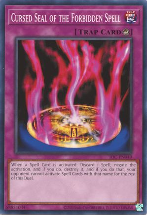 Cursed Seal of the Forbidden Spell (IOC-EN049) - Invasion of Chaos (25th Anniversary Edition) Unlimited