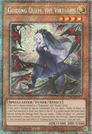 Guiding Quem, the Virtuous (Starlight Rare) (CYAC-EN011) - Cyberstorm Access 1st Edition