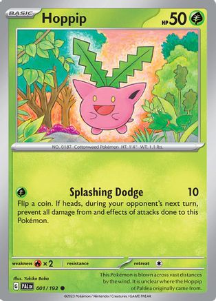 Hoppip - 001/193  SV02 Paldea Evolved - Common