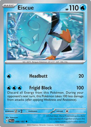 Eiscue - 048/193  SV02 Paldea Evolved - Uncommon