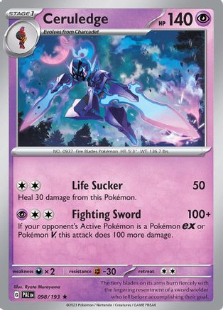 Ceruledge - 098/193  - Holofoil SV02 Paldea Evolved - Rare