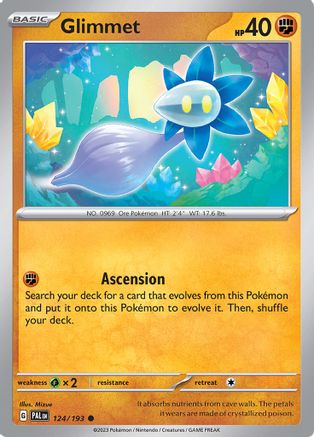 Glimmet - 124/193  SV02 Paldea Evolved - Common