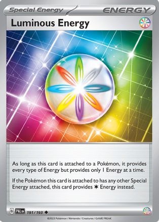 Luminous Energy - 191/193  SV02 Paldea Evolved - Uncommon