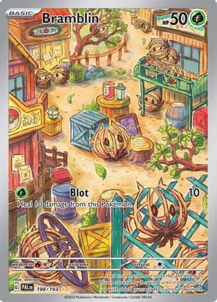 Bramblin - 198/193  - Holofoil SV02 Paldea Evolved - Illustration Rare