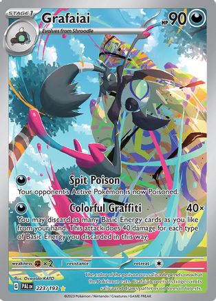 Grafaiai - 223/193  - Holofoil SV02 Paldea Evolved - Illustration Rare
