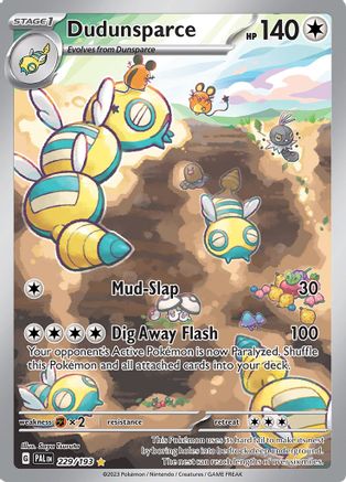Dudunsparce - 229/193  - Holofoil SV02 Paldea Evolved - Illustration Rare