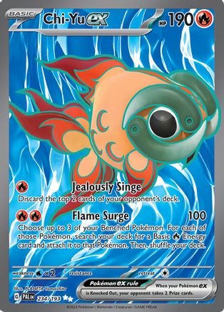 Chi-Yu ex - 234/193  - Holofoil SV02 Paldea Evolved - Ultra Rare