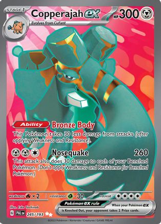 Copperajah ex - 245/193  - Holofoil SV02 Paldea Evolved - Ultra Rare